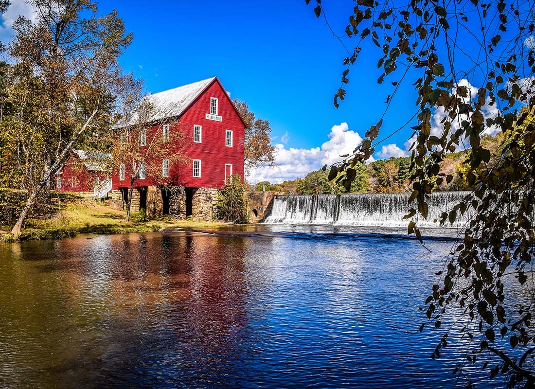 We Are Independent - Scenic View of Starr's Mill in Fayetteville, Georgia